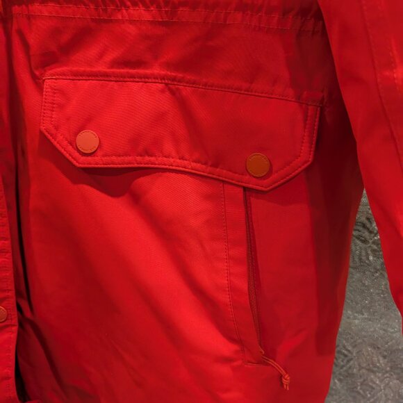 Land's End Size 3X Women's Red Expedition Down Waterproof Hooded Winter Parka - Picture 7 of 14